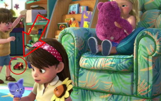 Pixar Easter Eggs- Boo In Toy Story 3 